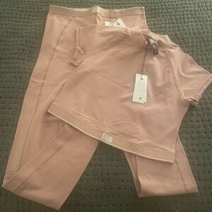 UGG Blush Pink Legging & Crop Top Set